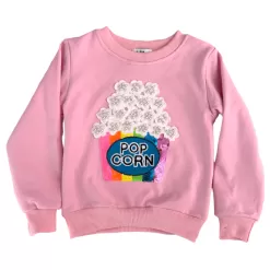 Pearls And Popcorn Sweatshirt -Fashion Store popcorn sweatshirt lola the boys 29111285514342