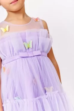 Rainbow Butterfly Tulle Dress -Fashion Store rainbow butterfly tulle dress lola the boys 29606381912166