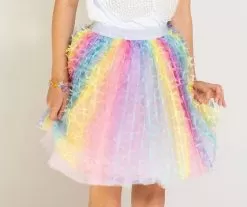 Rainbow Confetti Tutu