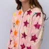 Rainbow Stars Sequin Bomber -Fashion Store rainbow stars sequin bomber lola the boys 29284122525798