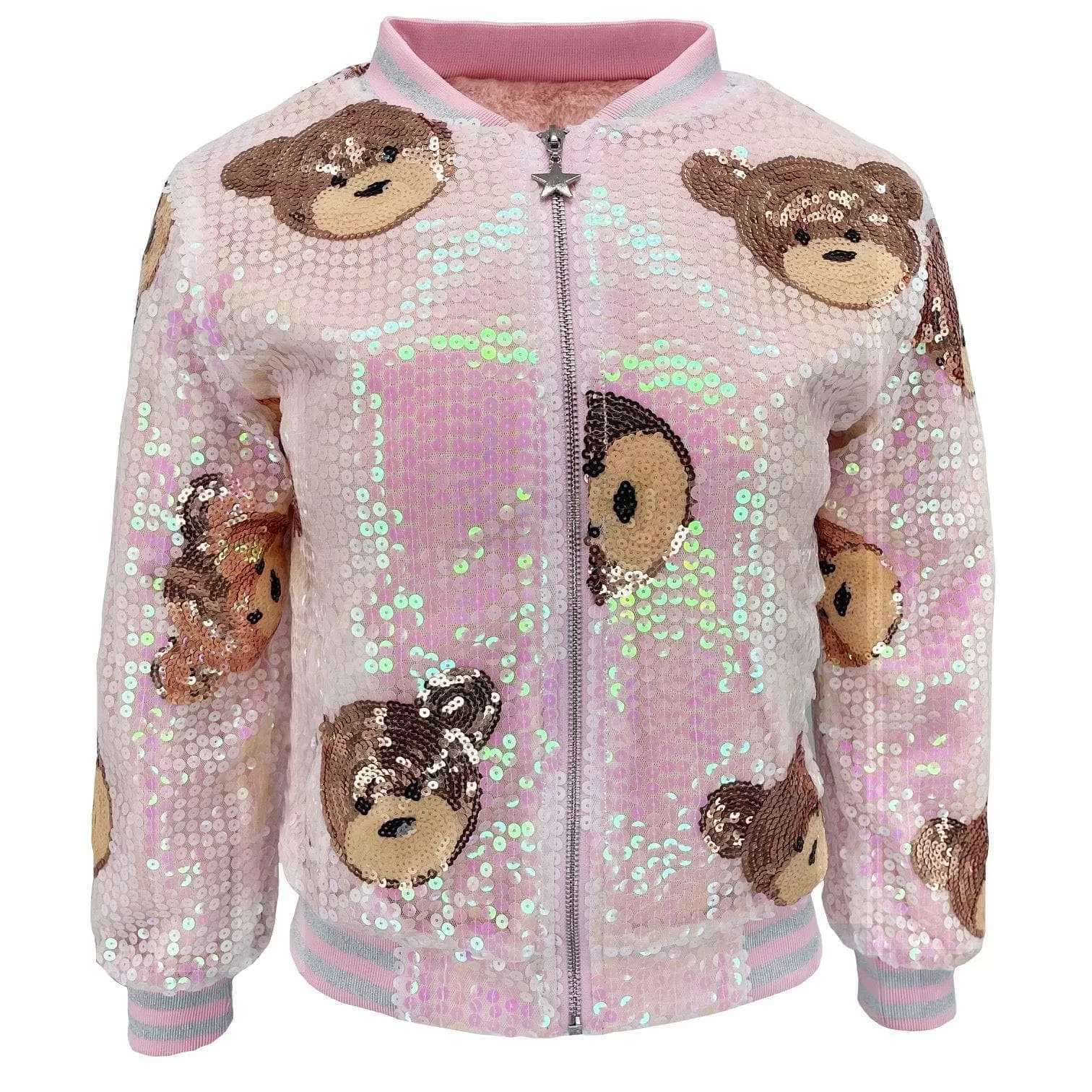 Sequin Bear Bomber 9 Sequin Bear Bomber - Image 7