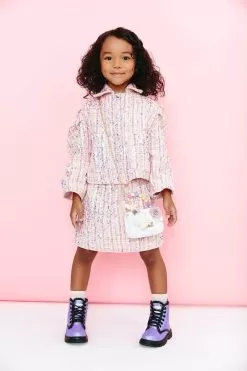 Pink Coco Sequin Tweed Suit -Fashion Store set pink coco sequin tweed suit lola the boys 29466171506790