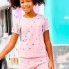 Pink Gem Short Set -Fashion Store set pink gem set ss22 lola the boys 28718698233958