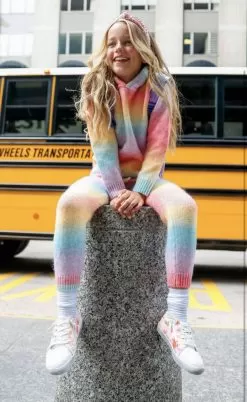 Sunset Knit Hoodie And Pants Set -Fashion Store set sunset sweater hoodie and pant set lola the boys 28369665556582