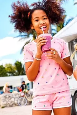 Women's Pink Gem Short Set 12 Women's Pink Gem Short Set -Fashion Store set women s pink gem short set lola the boys 29204587544678