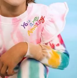 You Are Amazing Tie Dye Set -Fashion Store set you are amazing tie dye set lola the boys 28373592637542