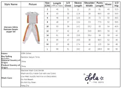 White Rainbow Sequin Jogger Set -Fashion Store sets white rainbow sequin jogger set lola the boys 29664365248614