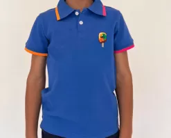 Tropical Popsicle Polo -Fashion Store shirts tops tropical popsicle polo lola the boys 29038482161766