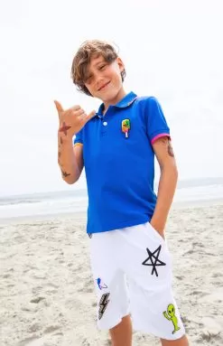 Tropical Popsicle Polo -Fashion Store shirts tops tropical popsicle polo lola the boys 29585874550886