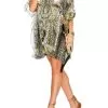 SHORT LACE UP KAFTAN SPIRIT ANIMAL -Fashion Store shot 1 011 82861b25 9d93 4cf6 b07a 416dc82df93e