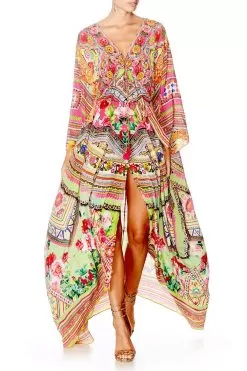 SPLIT HEM LACE UP KAFTAN HANI HONEY -Fashion Store shot 22 201 1