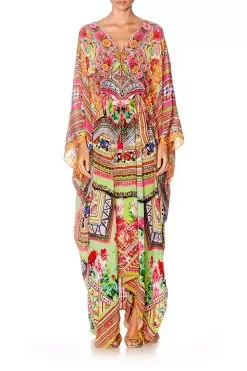 SPLIT HEM LACE UP KAFTAN HANI HONEY -Fashion Store shot 22 207 1