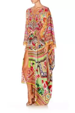 SPLIT HEM LACE UP KAFTAN HANI HONEY -Fashion Store shot 22 210 1
