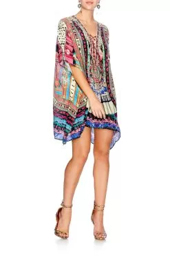 SHORT LACE UP KAFTAN ABOUT A GIRL