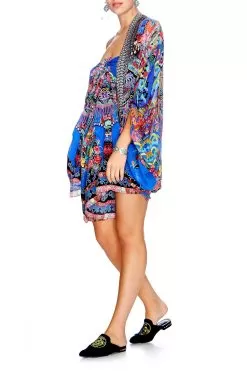 SHORT ROUND NECK KAFTAN PRETTY PRECESSION -Fashion Store shot 39 434