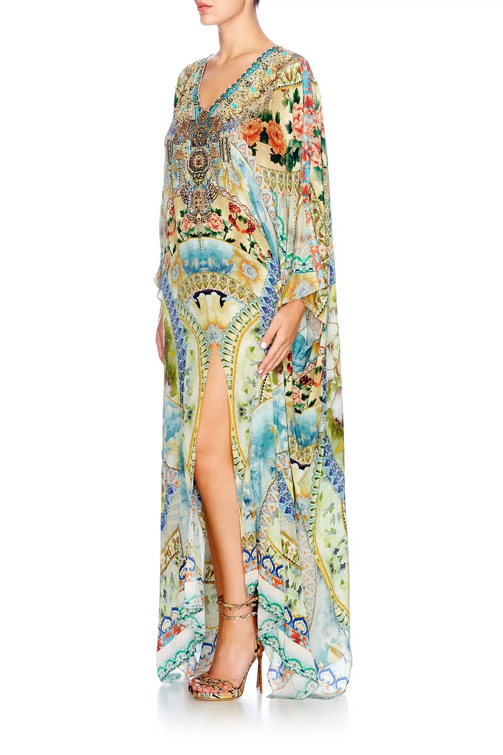 SPLIT FRONT AND SLEEVE KAFTAN SIGN OF PEACE 7 SPLIT FRONT AND SLEEVE KAFTAN SIGN OF PEACE - Image 5