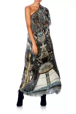 ROUND NECK KAFTAN GIRL ON THE WING