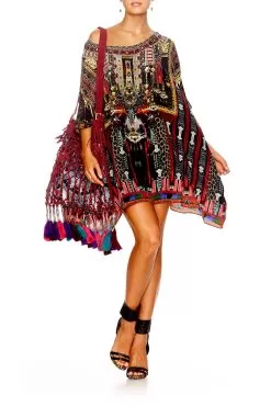 SHORT ROUND NECK KAFTAN IN A DALAI DAZE -Fashion Store shot 52 525