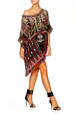 SHORT ROUND NECK KAFTAN IN A DALAI DAZE