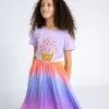 Sherbet Ombre Pleated Skirt -Fashion Store skirt sherbert ombre pleated skirt lola the boys 28788434698342