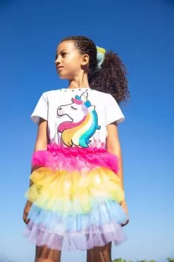 Rainbow Tutu Skirt -Fashion Store skirts rainbow tutu skirt lola the boys 28105818144870