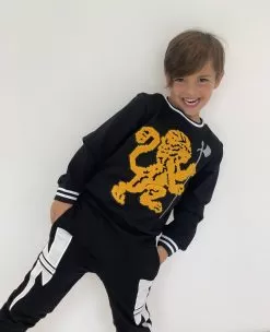 Lion's Crest Navy Crewneck 10 Lion's Crest Navy Crewneck -Fashion Store sweaters sweatshirts lions crest navy crewneck lola the boys 28485042077798