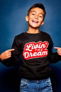 Livin The Dream Sweatshirt -Fashion Store sweaters sweatshirts livin the dream sweatshirt lola the boys 29131920932966