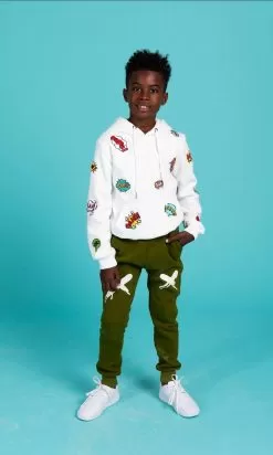 Pop Patch Hoodie -Fashion Store sweaters sweatshirts pop patch hoodie lola the boys 29659920466022