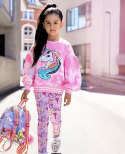 Rainbow Unicorn Strawberry Swirl Sweatshirt