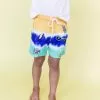 Cool Patch Tie Dye Swim Shorts -Fashion Store swimwear summer days patch tie dye swim shorts lola the boys 28177107386470