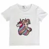 Unicorn Love Rainbow LED Doll Tee -Fashion Store tees unicorn love rainbow led doll tee lola the boys 29610138501222