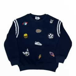 Varsity Patch Jogger Set Navy -Fashion Store varsity patch jogger set navy lola the boys 28922037829734