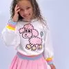 Velvet Poodle Puff Sleeve Sweatshirt -Fashion Store velvet poodle puff sleeve sweatshirt lola the boys 29123589242982