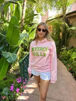 Women's Crystal BEVERLY HILLS Hoodie -Fashion Store womens women s crystal beverly hills hoodie lola the boys 29672833974374