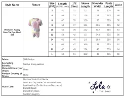 Women's Happy Face Tie Dye Short Set -Fashion Store womens women s happy face tie dye short set lola the boys 29664360792166